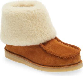 Chloé Jessie Genuine Shearling Trim Bootie (Women)